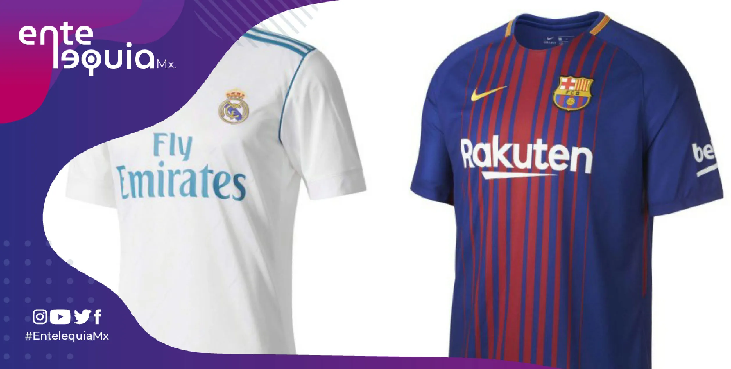 Las camisetas de Real Madrid, Atlético y Barcelona de la 2022/2023:  cuellos, rayas psicodélicas y logos cambiantes