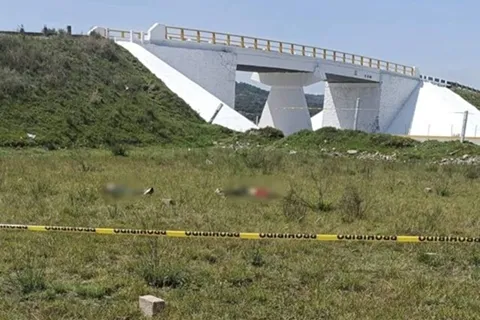 Hallan a pareja con signos de violencia junto a la autopista Puebla-Orizaba, en Amozoc