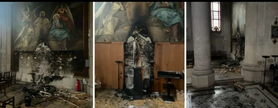 incendio iglesia