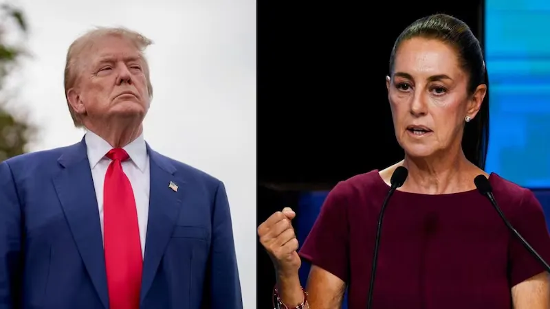 CLAUDIA Y TRUMP