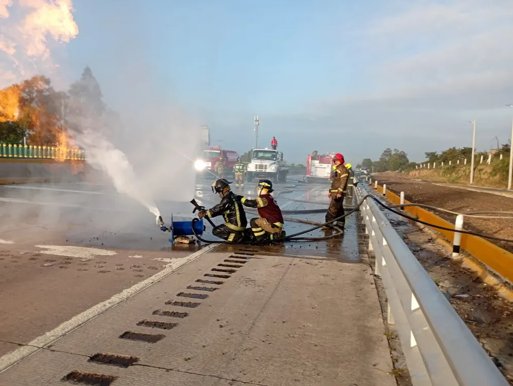 accidente en la méxico-puebla
