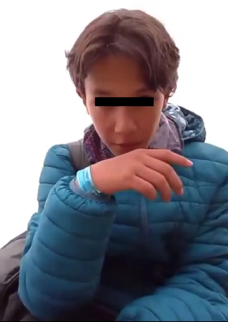 menor desaparecido