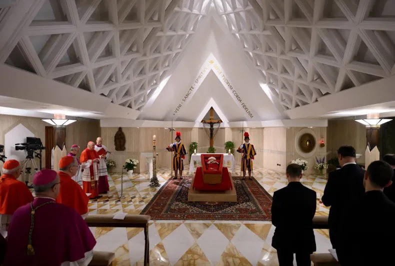 velorio del papa