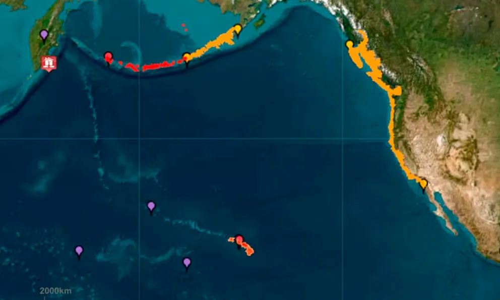 Alerta de tsunami
