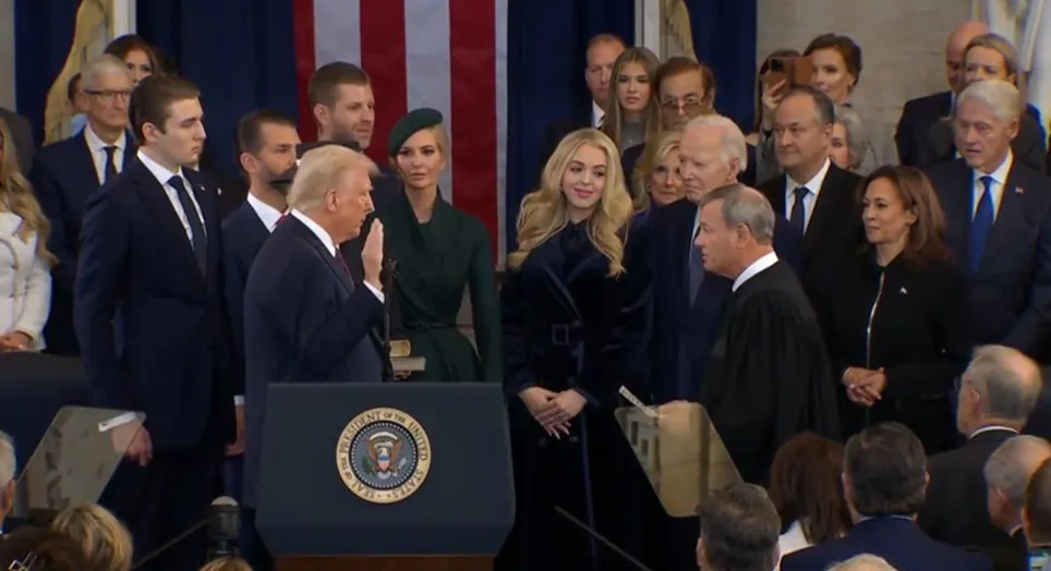 toma de protesta de Estados Unidos